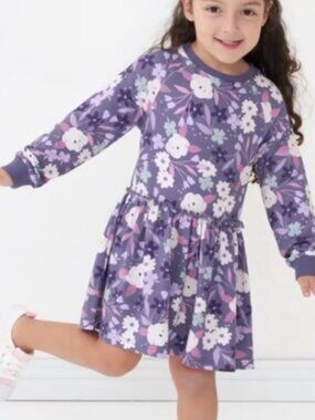 Little Sleepies Sugar Plum Floral Dress